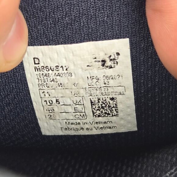 New Balance Mens 11D Fresh Foam X 860v12 Athletic Daily Gym Trainer Running Shoe - Picture 12 of 12